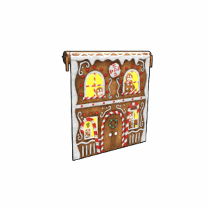 Gingerbread House Garage Door