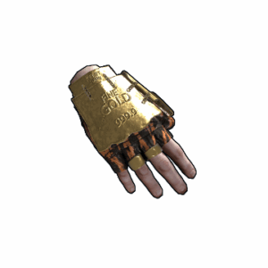 Gold Chains Roadsign Gloves