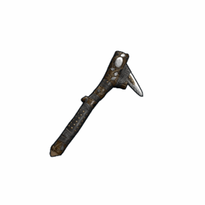Silver Leaf Stone Pickaxe
