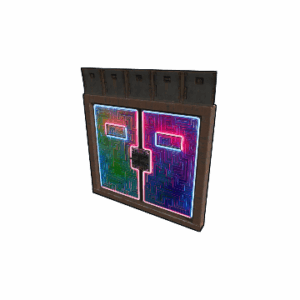 Neon Bismuth Armored Double Door