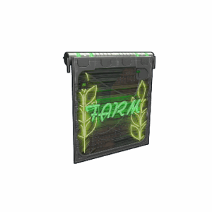 Neon Farm Door