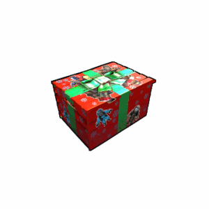 Festive Stickered Storage Box