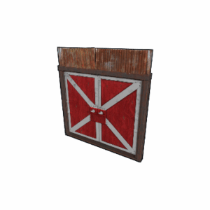 Red Barn Double Door