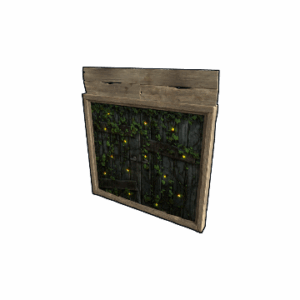 Fireflies Double Wooden Doors