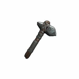 Low Poly Stone Hatchet