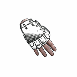 Comics Roadsign Gloves